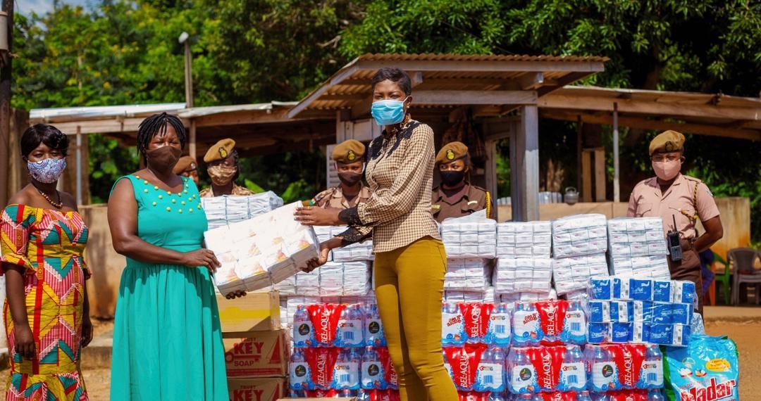 MERCY HEART FOUNDATION DONATES TO NSAWAM FEMALE PRISON