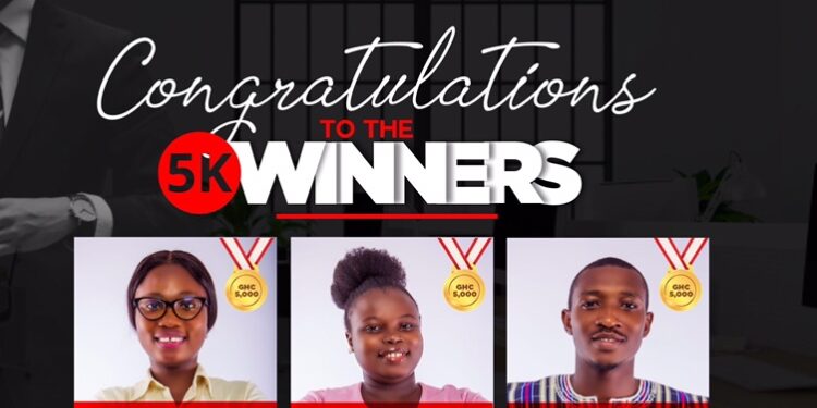 THREE INSPIRING ENTREPRENEURS FROM GHANA WIN THE MAIDEN EDITION OF 5K CHALLENGE.